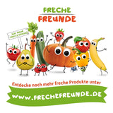 FRECHE FREUNDE Organiczne galaretki owocowe, lizaki jabłkowe, malinowe i ryżowe, słodka owocowa przekąska dla dzieci, bezglutenowe, wegańskie, opakowanie 20 szt. (20 x 30g)