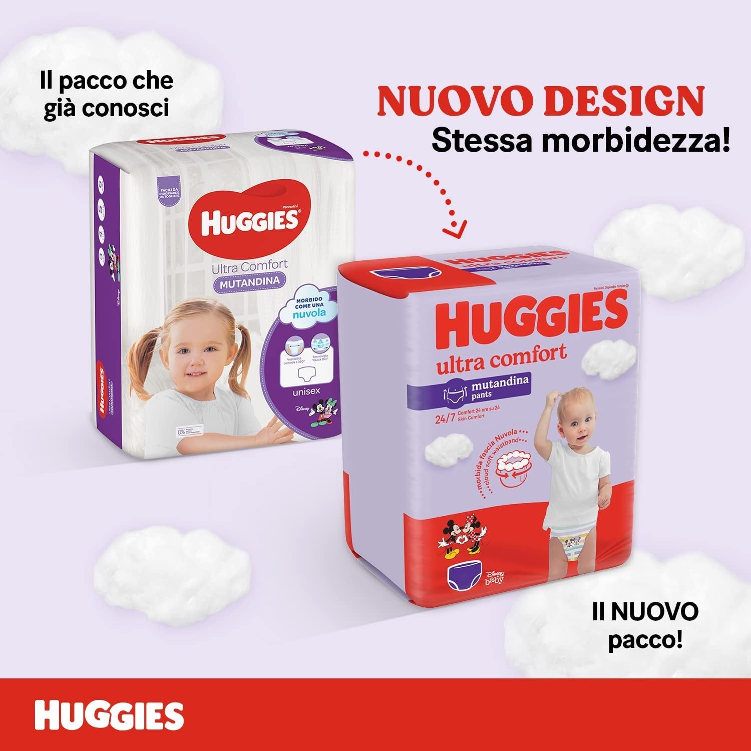 Pieluchy Huggies Ultra Comfort, rozmiar 4 (9-14 kg), opakowanie 72 pieluszek