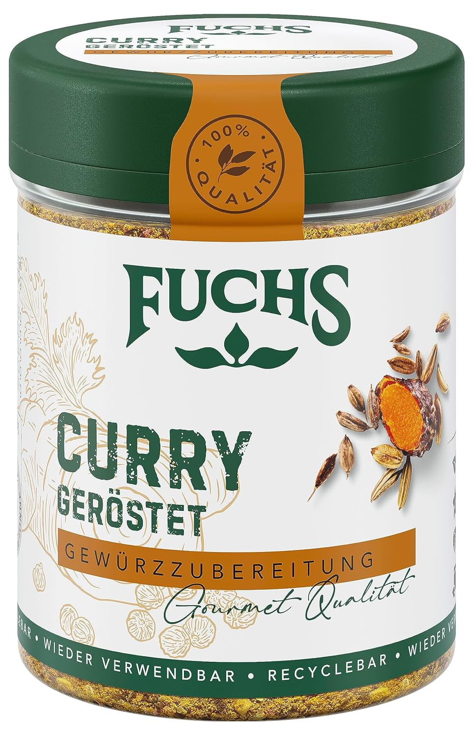 Fuchs Gewürze Curry, pieczone, 55 g