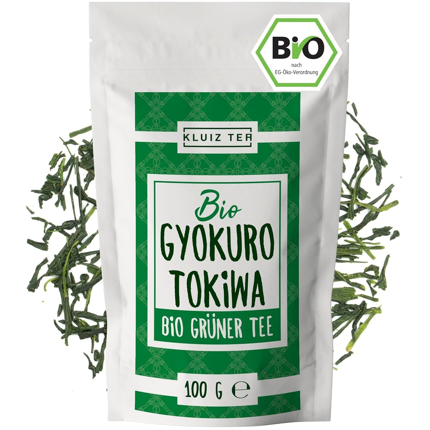KLUIZ Gyokuro Tokiwa organiczna - Pierwszy ręcznie zbierany zbiór - Japońska zielona herbata I 100 gramów I Organiczna zielona herbata