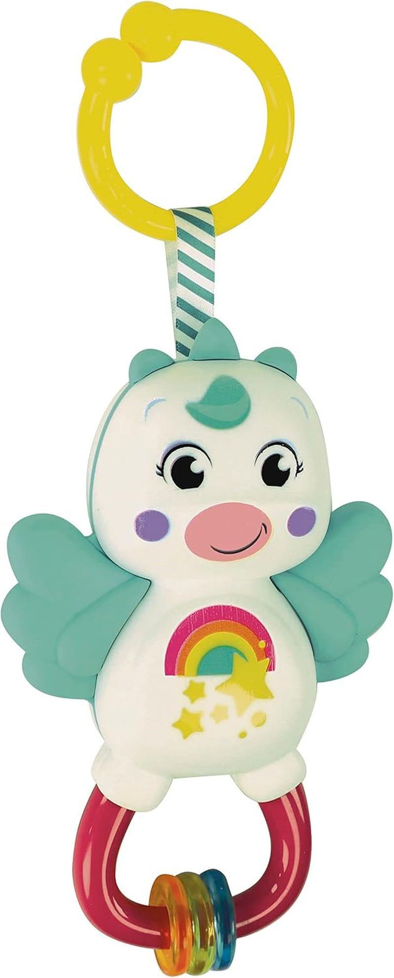 Clementoni 17778 - Grzechotka Little Unicorn - Sonaglio Neonato Con Massaggiagengive, Giocattolo Bambini 3 Mesi, Rafforza Le Capacità Motorie E Sensoriali - Made in Italy Jucarii Bebe Naty Shop Domyślny tytuł