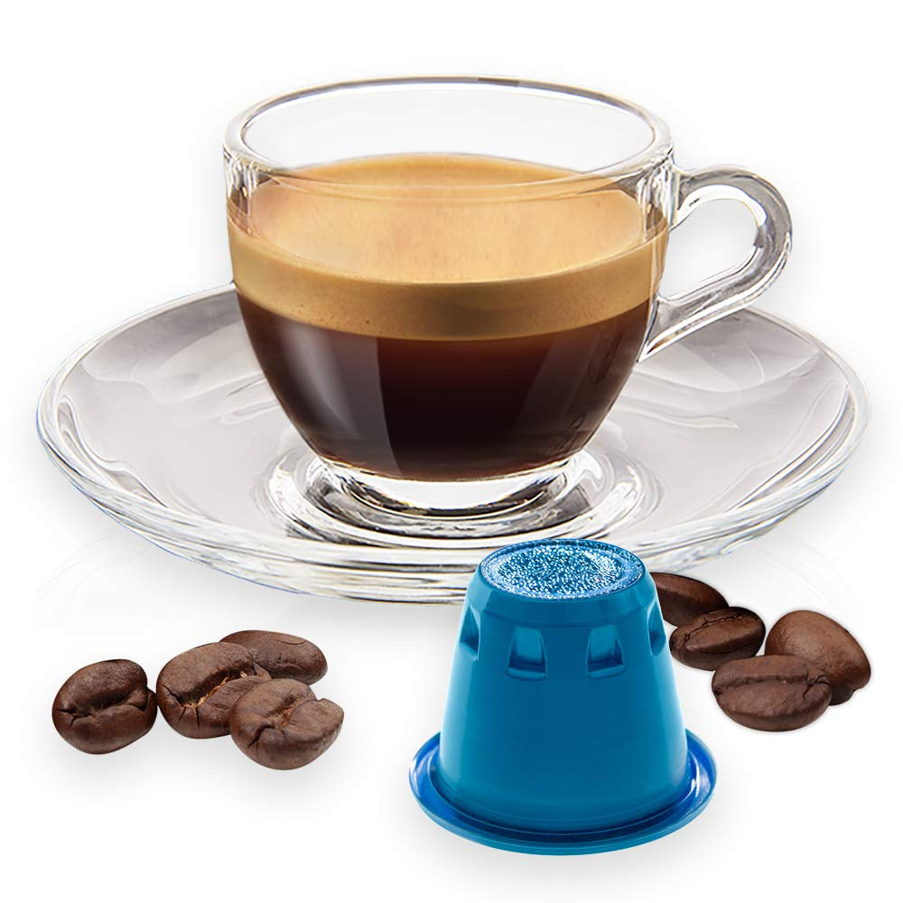 Kapsułki z kawą Decaffeinato Kompatybilne z Nespresso 5,6 g x 100 kapsułek