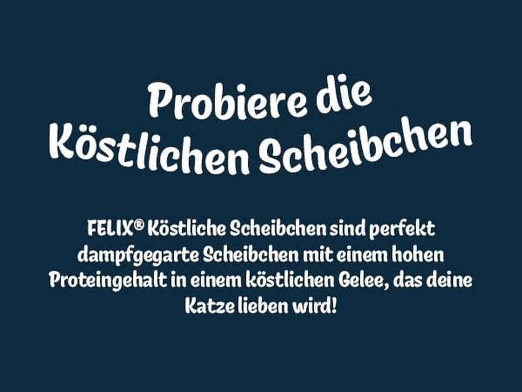 Felix Delicious Mokra karma dla kotów w galaretce, różne smaki, opakowanie 6 szt. (6 x 10 saszetek po 80 g każda)