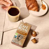 Café Royal Peru Lungo Bio – Kaffeekapseln kompatybilna z Nespresso®, 100% Arabika z Peru, kremowa, Intensität 5/12, Fairtrade, 100 Kapseln