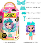 CRAZE Wróżka w mojej kieszeni | Wróżka ze skrzydłami, kolekcjonerska wróżka z efektami specjalnymi, takimi jak brokat, świecenie w ciemności i zmiana koloru. Dolls Naty Shop