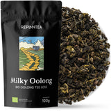 BIO Mleczna herbata Oolong (100 g) | Luźna herbata Oolong premium z kremowymi i słodkimi mlecznymi nutami | Delikatny specjał herbaciany | REPLANT