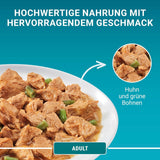 PURINA ONE Mokra karma dla dorosłych kotów, delikatne kawałki w sosie z kurczakiem, opakowanie 26 szt. (26 x 85 g)