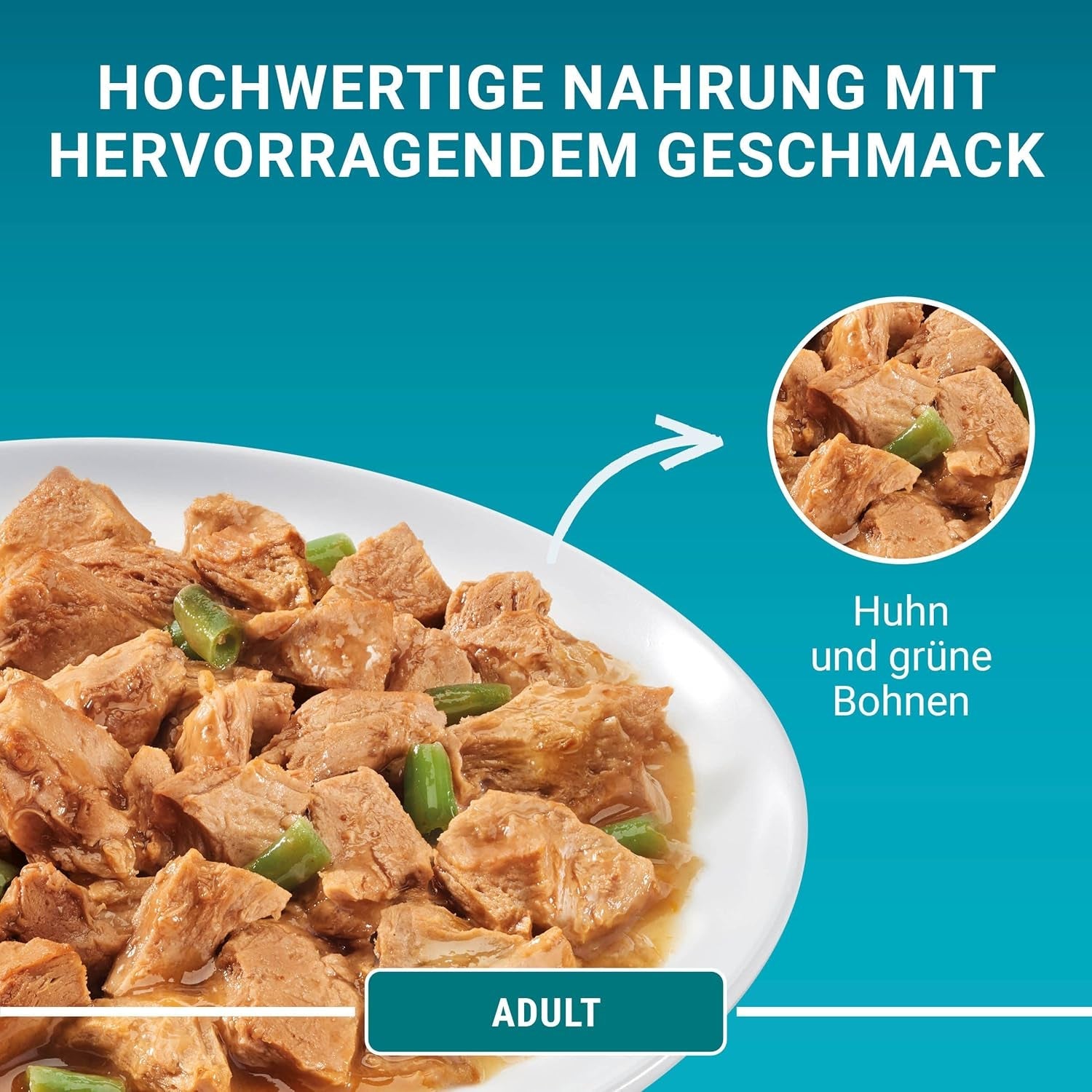 PURINA ONE Mokra karma dla dorosłych kotów, delikatne kawałki w sosie z kurczakiem, opakowanie 26 szt. (26 x 85 g)