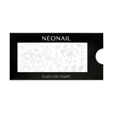 NÉONAIL Nagel Stempel Mit Schaber - Nägel Selber Machen - Stempel do zdobienia paznokci - Nageldesign Für Nagel Schablone - French Nails Stempel - Silikon Nagelstempel