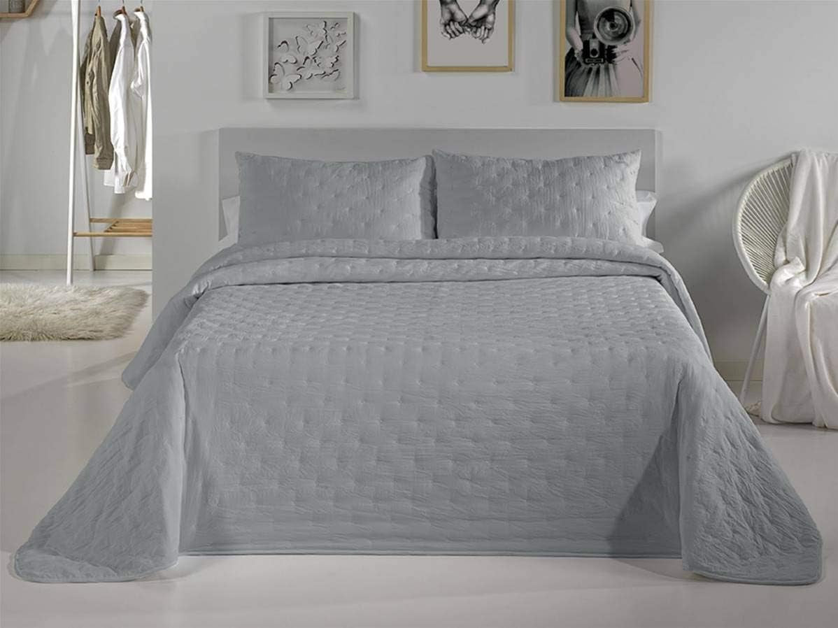 Pierre Cardin 1 Bouti Dots - Łóżko 90 cm - Kolor Szary C5 Kołdry i kołdry Naty Shop Szary, Łóżko C5 90 cm