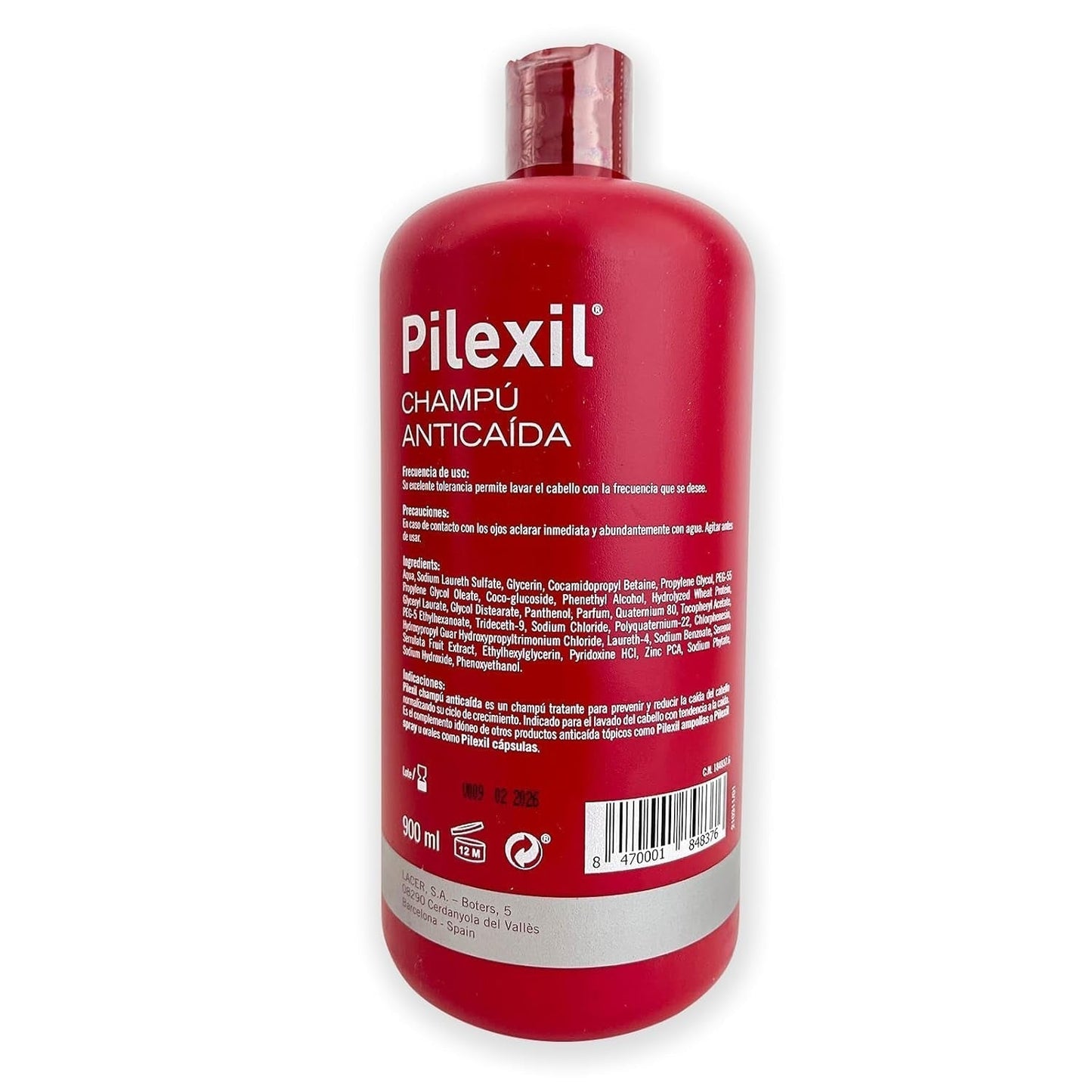 Lacer szampon przeciw wypadaniu włosów 900 ml Lacer pielęgnacja włosów