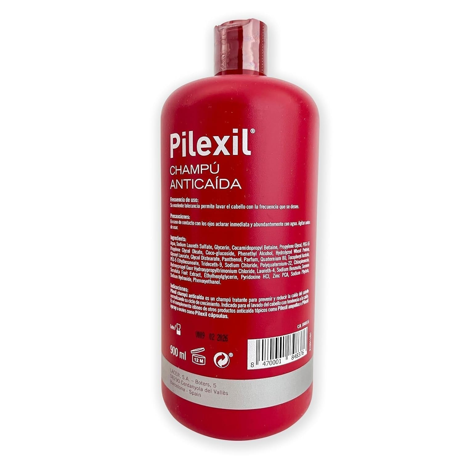 Lacer szampon przeciw wypadaniu włosów 900 ml Lacer pielęgnacja włosów