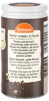 Ostmann - Pieprz czarny w płatkach, 25 gramów Condimente Naty Shop