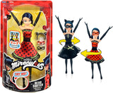 Bandai - Cudowna Biedronka - Lalka Marinette Zmiana koloru Niespodzianka - Cudowna lalka z przegubami, 26 cm + 3 niespodzianki - Losowy wzór - P50390 Naty Shop Dolls Transformująca lalka Biedronka