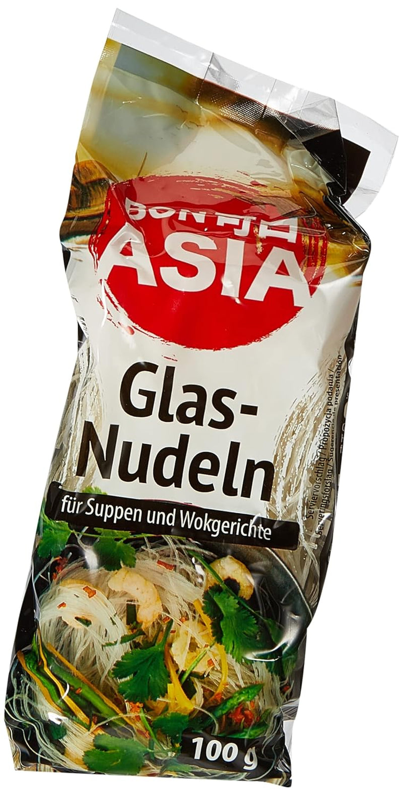 BONASIA Makaron Szklany, Długi, Opakowanie 15 szt. (15 x 100g)