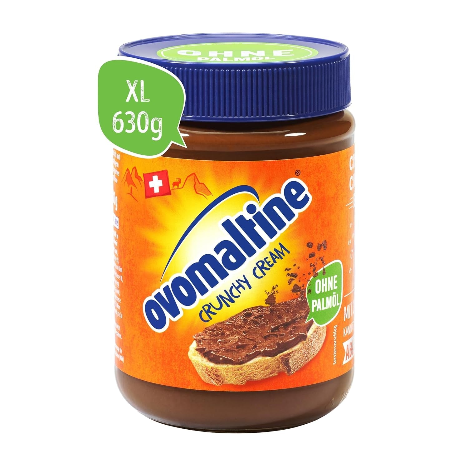 Ovomaltine OVO break Wafer and Chocolate Bar - chrupiąca przekąska o niepowtarzalnym smaku naszego popularnego Creme Crocante, naturalnie bez oleju palmowego (4 x 39g)