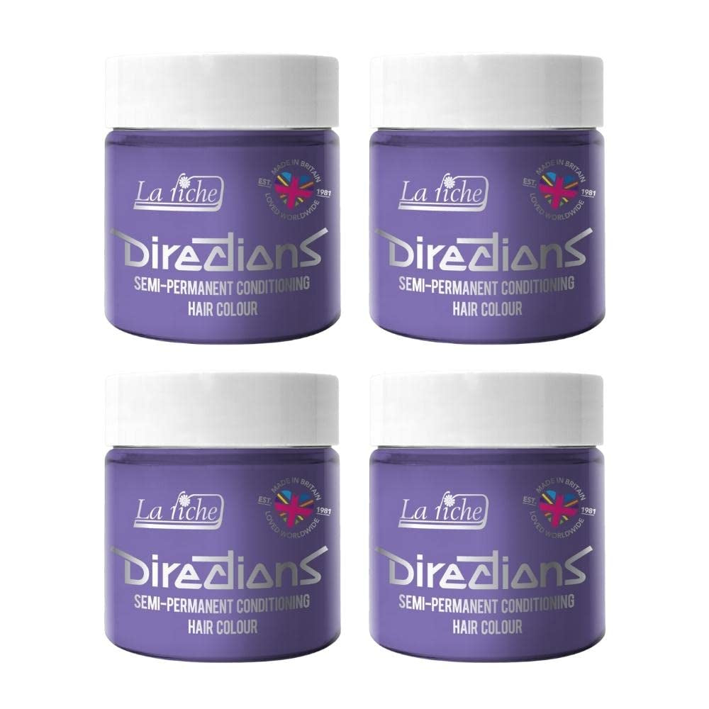 Sposób użycia Półtrwała farba do włosów 100 ml pudełko 4 opakowania (Pillarbox Red) Naty Shop Wisteria farba do włosów 100 ml (4 sztuki w opakowaniu)