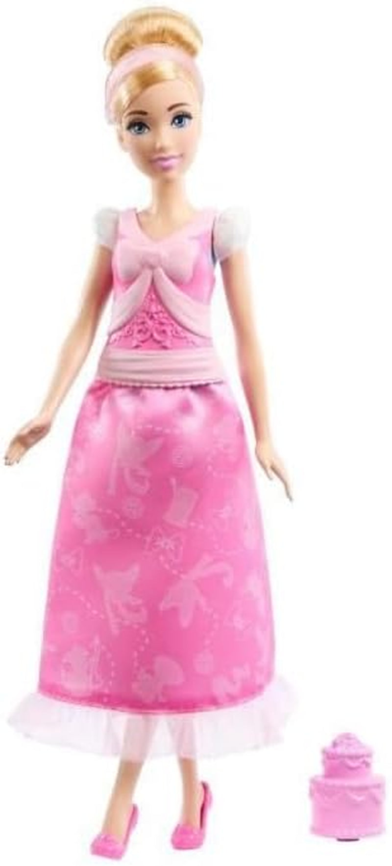 Mattel Disney Princess Toys Modna lalka Kopciuszek z 2 strojami, 9 akcesoriami, 2 topami z klipsami i 2 spódniczkami. Historie 2 w 1 inspirowane filmem Disneya JCR95