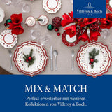 Villeroy & Boch - Zestaw śniadaniowy Toy's Delight dla 2 osób, wzór lokomotywy, 6 sztuk, kolorowy, bożonarodzeniowy, zestaw obiadowy z talerzami, filiżankami i miskami na śniadanie, świąteczne zastawy stołowe, porcelana Premium
