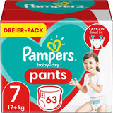 Pieluszki Pampers Baby-Dry rozmiar 8, 43 pieluchy, od 19 kg, opakowanie Jumbo+
