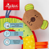 SIGIKID 40490 Aktywny pierścień Baby Activity PlayQ Zabawka dla dziewczynek i chłopców polecana dla dzieci od 3 miesiąca wielokolorowy Baby Toys Naty Shop