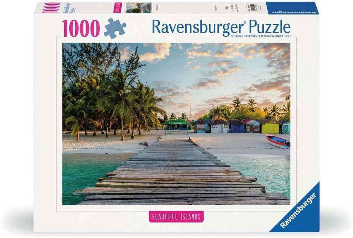 Ravensburger Puzzle Beautiful Islands 16912 - Karaiby - 1000-elementowe puzzle dla dorosłych i dzieci powyżej 14. roku życia Puzzle Naty Shop New Design