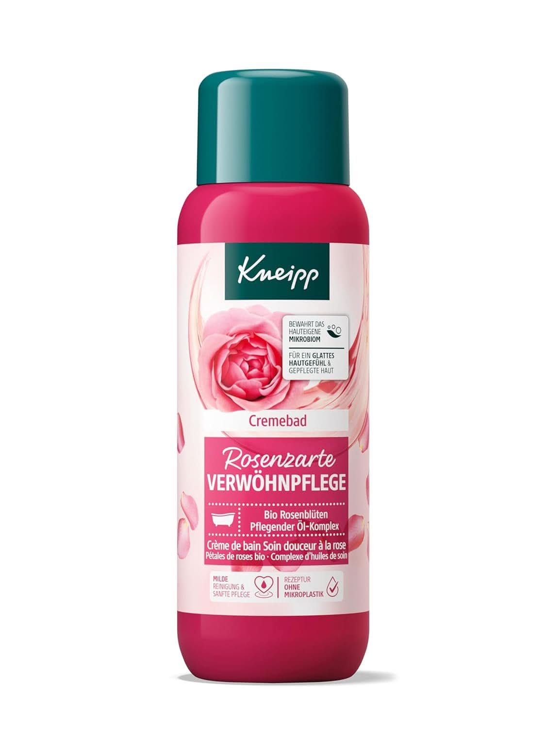Kneipp, dodatek do kąpieli z wysokiej jakości ekstraktem z organicznych kwiatów róży i kompleksem odżywczych olejków, 400 ml Prysznic i kąpiel Naty Shop
