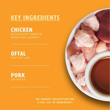 Lily's Kitchen Naturalna mokra karma dla dorosłych kotów, w puszkach, smaczne kawałki w sosie z kurczaka, bez zbóż (24 tacki x 85 g)