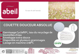 Abeil 15000000325 Poduszka, biała, biała, 240 X 260 cm Kołdry i kołdry Naty Shop