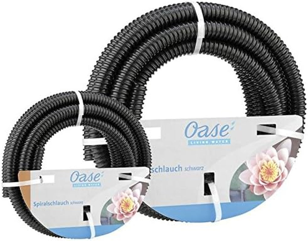 Wąż spiralny czarny Oase 1 1/2", 5 m - odcinek węża wykonany z materiału PVC, odpowiedni dla 1 bar (ciśnienie robocze)