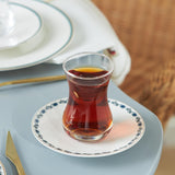 Zestaw deserowy Karaca İznik dla 6 osób, 18 sztuk - elegancka zastawa stołowa do pysznych deserów