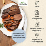Herbaria Himmel auf Erden bio 100g M-Dose – fertiges Bio-Gewürzsalz für Rind-, Kalb- und Schweinefleisch als Braten oder Kurzgebratenes – w nachhaltiger Aromaschutz-Dose