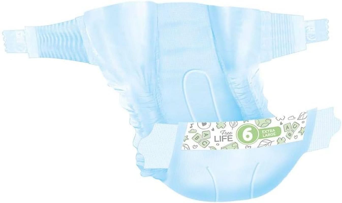 Pieluszka Freelife Baby Cash, Größe 6 (18 Kg Und +), 1 X 35 = 35 pieluch Naty Shop