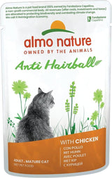 Almo Nature Functional - Przeciw kulom włosowym - Mokra karma dla dorosłych i dojrzałych kotów - dla szczeniąt - Przeciwdziała tworzeniu się kul włosowych - 70 g (opakowanie 30 szt.)