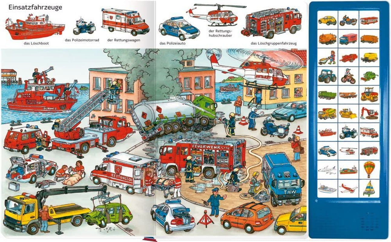 Tak wiele dźwięków pojazdów: 30 dźwięków (wyszukiwanie obrazów - znajdowanie słów) Bebe Naty Shop Toys