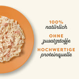 Applaws 100% naturalny Nassfutter für Katzen, Hühnerbrust mit Tunfischfilet in Brühe - Packung mit 12 x 70g Beuteln