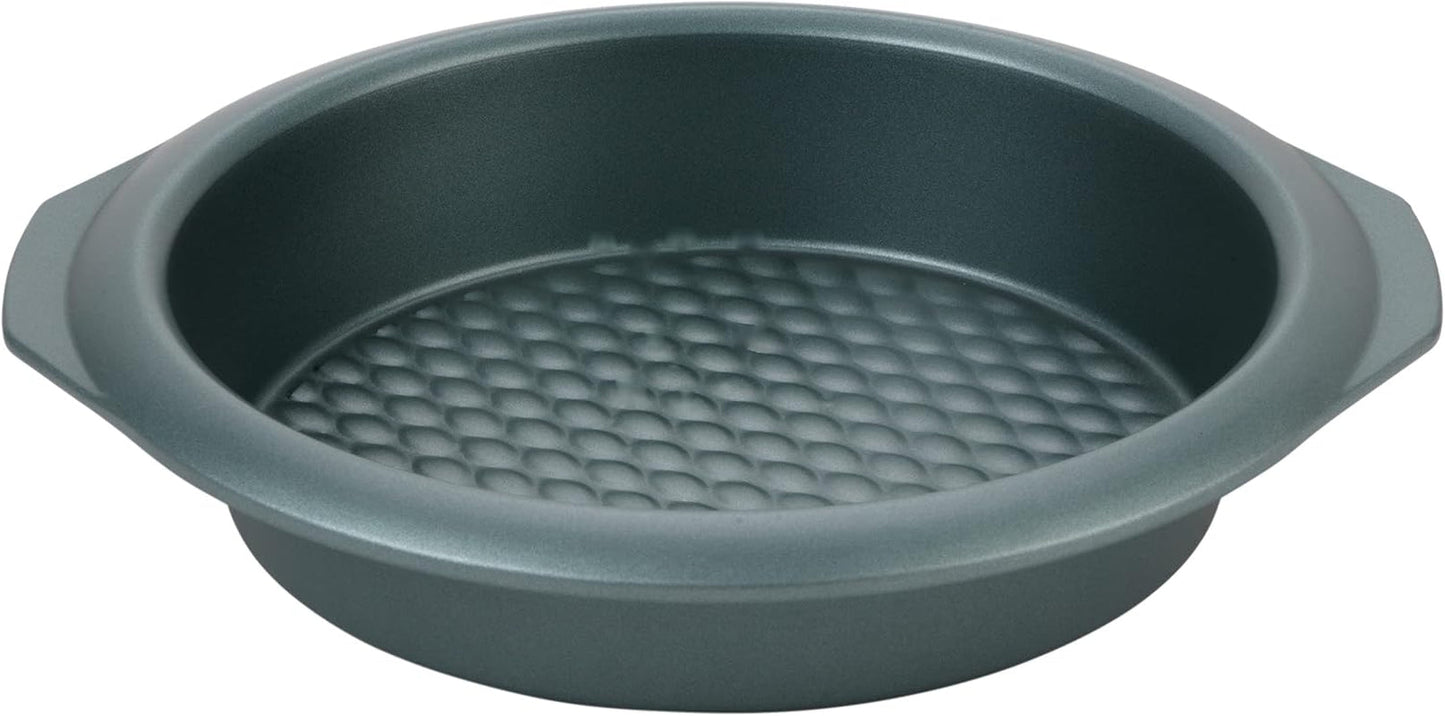 Progress BW09819G2EU7 Shimmer Kollektion, Round Backform Aus Kohlenstoffstahl Mit Antihaftbeschichtung, Ideal Für Pies, Kuchen, Torten Und Quiches, 28 Cm, Grün Formy i blachy do pieczenia Naty Shop