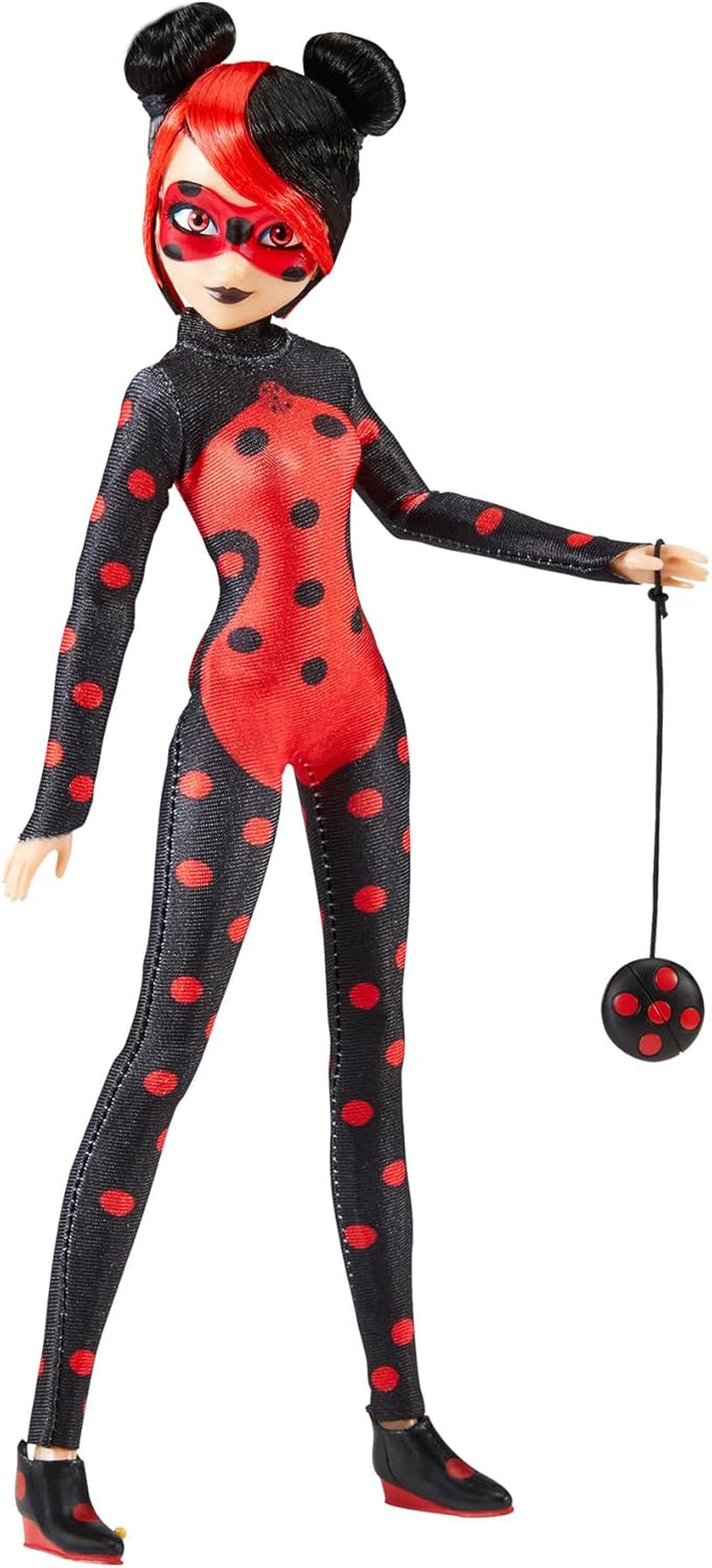 Bandai - Cudowna Biedronka - Lalka Marinette Zmiana koloru Niespodzianka - Cudowna lalka z przegubami, 26 cm + 3 niespodzianki - Losowy wzór - P50390 Naty Shop Shadybug Dolls