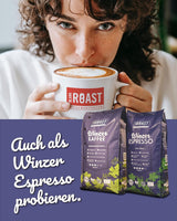 Blank Roast - BIO Winzer Kaffee 1000g - schonend mit Pfälzer Rebholz geröstet - ganze Kaffee-Bohnen aus Peru - 100% Arabica Röstung - schokoladig & nutig - säurearm
