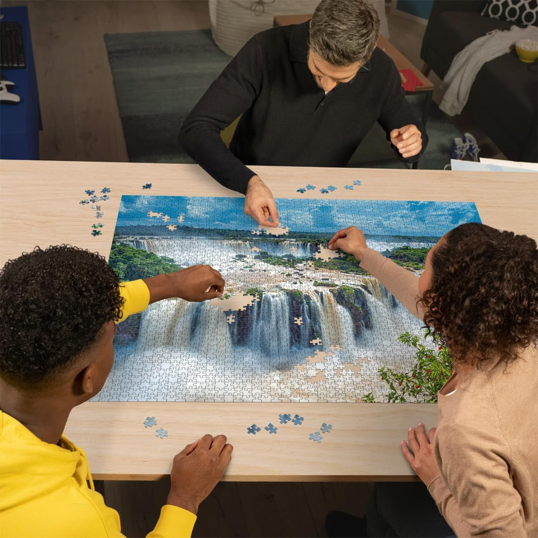 Ravensburger Puzzle 16607 - Wodospady Iguazu - 2000-elementowe puzzle dla dorosłych i dzieci powyżej 14. roku życia Puzzle Naty Shop