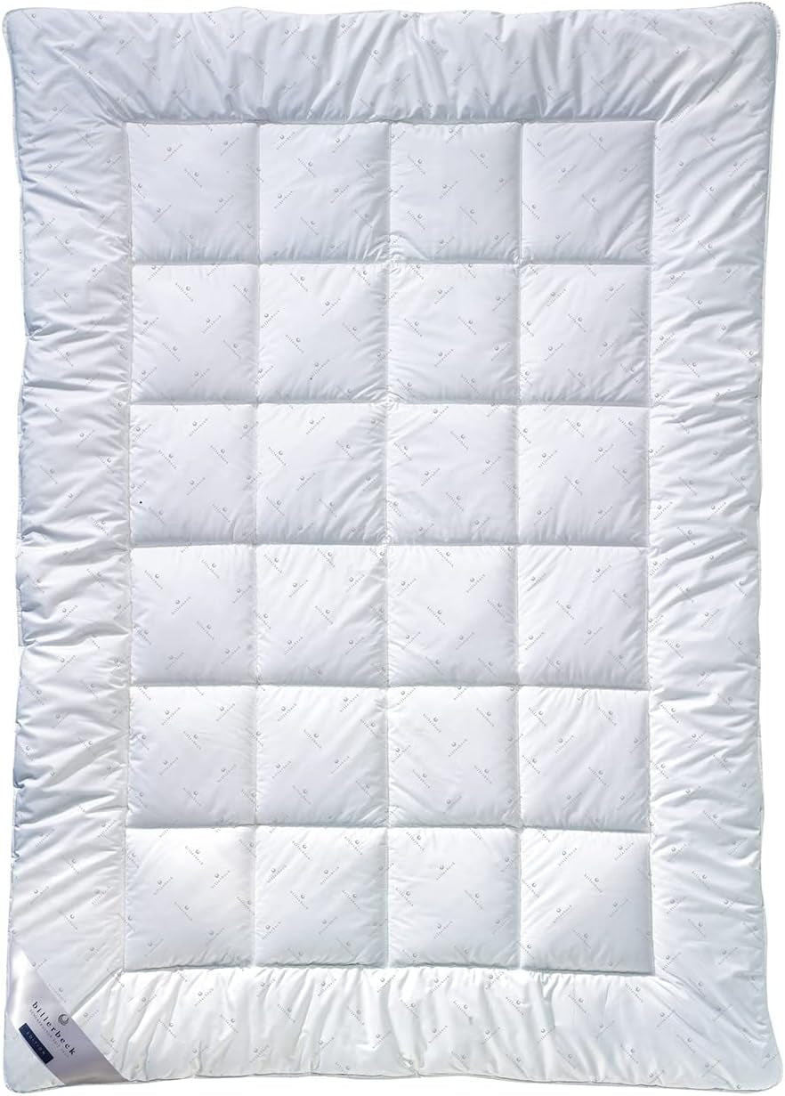 Kołdra Billerbeck E21 King Fibre - Kołdra z rafinowanego włókna Aloe Vera - 135 x 200 cm Kołdra całoroczna o średnim cieple, biała Naty Shop Kołdry i kołdry Pojedyncze 135 x 200 cm Ciepłe (szer.)