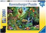 Ravensburger Puzzle dla dzieci - 12660 Zwierzęta w dżungli - Puzzle ze zwierzętami dla dzieci od 8 lat zawierające 200 elementów w formacie XXL Puzzle Naty Shop Domyślny tytuł