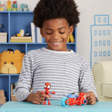 SPIDEY i JEGO NIESAMOWICI PRZYJACIELE Marvel Spidey Figurka motocykla dla chłopców i dziewcząt w wieku od 3 lat Figurki Naty Shop