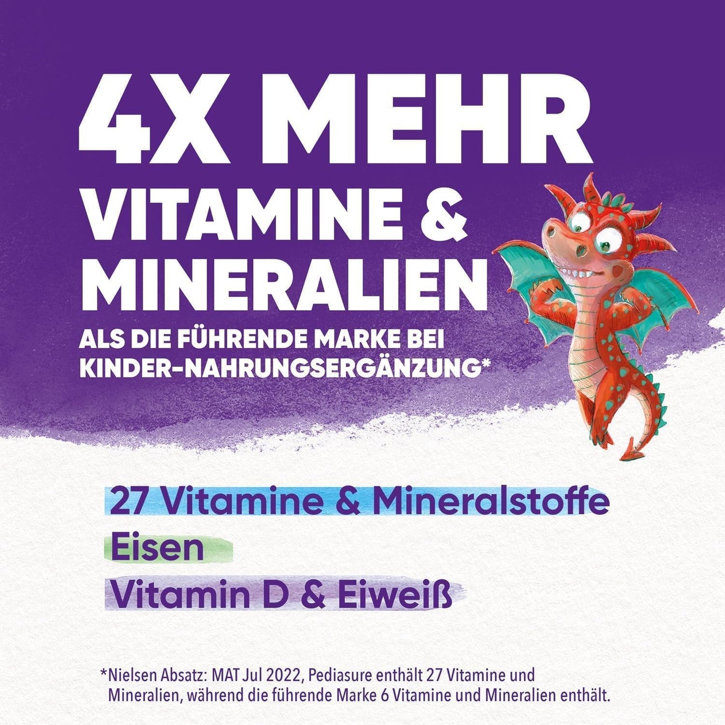 Pediasure Moc Smoka, Suplement diety dla dzieci od 1. roku życia, 27 witamin i minerałów Naty Shop