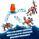 LEGO Dreamzzz 3 w 1 Zwierzęta Izzie Dream, magiczne jajko z minifigurkami Izzy'ego i Dizzy'ego oraz figurkami zwierząt, zestaw fantasy, prezent dla dziewcząt i chłopców w wieku 8 lat 71481 Zestawy do budowania Besuche w sklepie LEGO