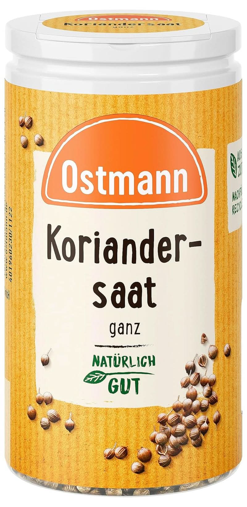 Całe nasiona kolendry (wzór opakowania może się różnić) Naty Shop Spices