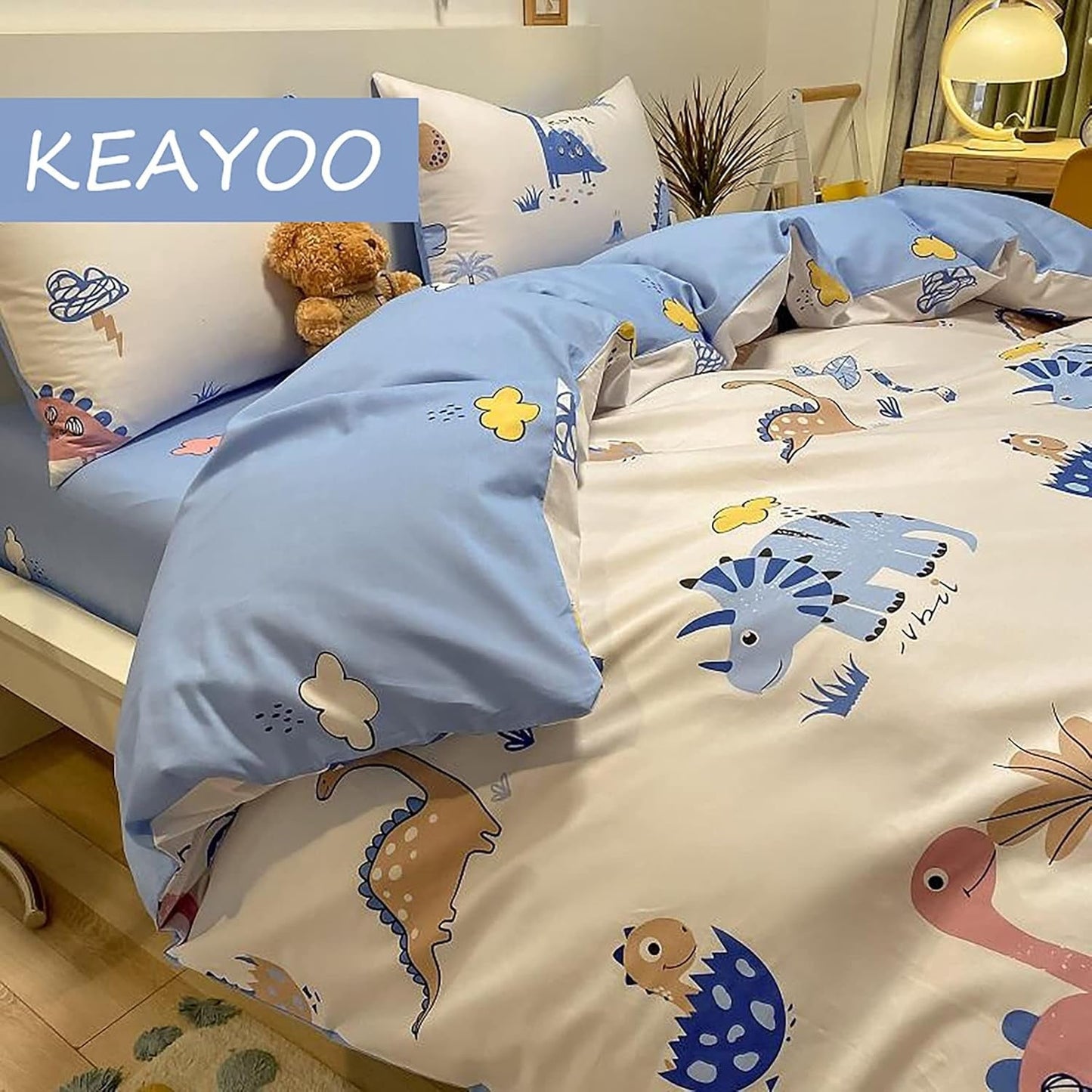 Pościel dla dzieci, unisex, dinozaury, bawełna Pościel - dziecięca Sklep Naty
