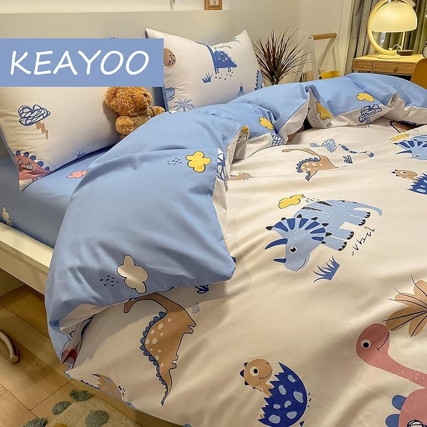 Pościel dla dzieci, unisex, dinozaury, bawełna Pościel - dziecięca Sklep Naty