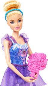 Barbie Ballettstudio Set z 2 Puppen i 9 Zubehörteilen, blond i brunetka Ballerina-Modepuppen z australijskim strojem i zum Tanzmotto passten Teilen, HXC37, [Multicolor]