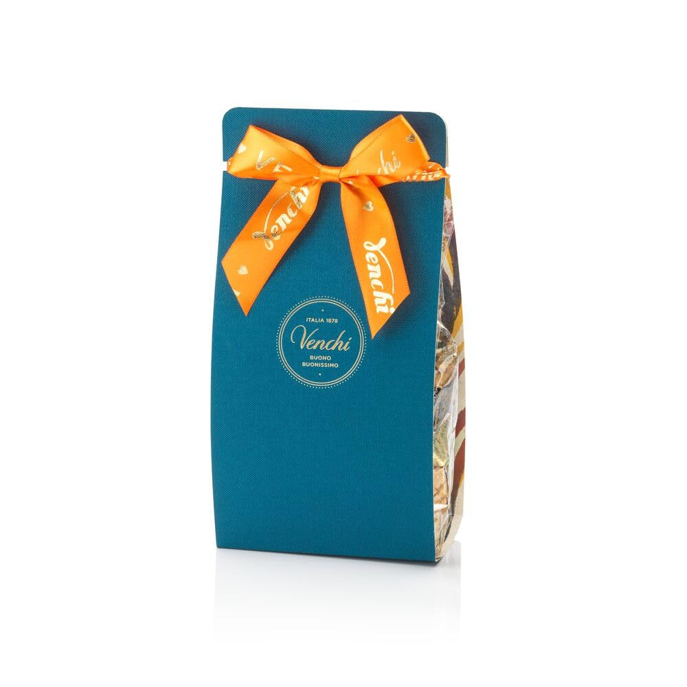 Venchi – Kolekcja Murrine – Pudełko upominkowe z różnymi czekoladkami Cremino i Gianduiotti, 411g – Z orzechami laskowymi PGI Piemont – Pomysł na prezent – ​​Bezglutenowe